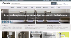 Desktop Screenshot of efaucets.com